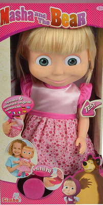 

Simba Masha and The Bear - Masha 16'' 40cm Masha Talking Doll (English and Multi-Language)(Multicolor)