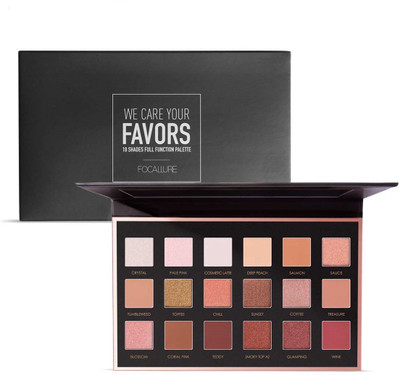 

Focallure WE CARE YOUR FAVORS 18 Colors Eyeshadow Palette #02-Neutrals 18 g(Neutrals)
