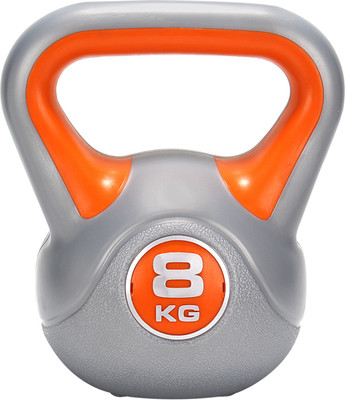 

FITSY 8 Kg Cast Iron PVC Vinyl Coated Grey Kettlebell(8 kg)