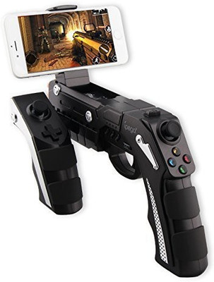 

IPEGA PG-9057 Phantom ShoX Blaster Bluetooth Gun Game Controller Wireless Bluetooth 3.0 With Stand for Android 3.2 IOS 7.0 Above Smartphones Tablet PC Win7 Win8 Win10 Computer Gamepad(Black, For Android, PC)