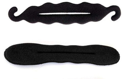 

GULZAR LARGE Hair Juda Band Bun (Black, Brown) Rubber Band (Black, Brown) PACK OF 2 Hair Accessory Set(Black)