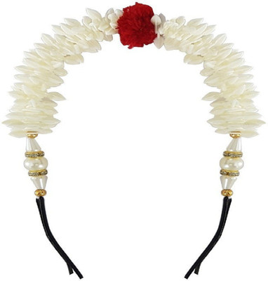 

Param Reusable Hair Gajra (Veni) For Any Fancy Look For Women And Girls / South Indain Long White Gajra Accessories Hair Accessory Set (White) Hair Accessory Set (White) Hair Band (White) Hair Accessory Set(White)