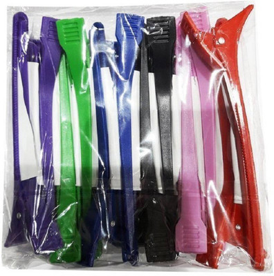 

PELO Section Clips For Hair Dressing, Professional Salon And Parlour Use Section Clips, Light Weight Clips For Women And Girls Hair, Pack Of 1 Hair Clip(Multicolor)