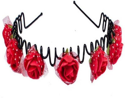 

pelo Flower Hair Band For Girls, Stylish And Unique Hair Band For Parties, Birthday Party Return Gift Item, Rose Flower Hair Band For Kids Girl Stylish, Pack Of 1 Hair Accessory Set(Multicolor)