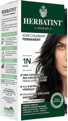 

Herbatint Herbal Hair Color Gel, 1N Black, 4.56 Ounce Hair Color(Black)