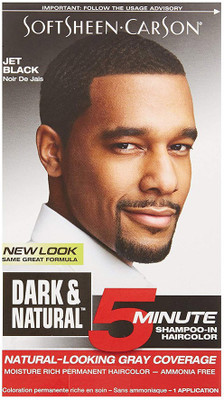 

Softsheen Carson Dark & Natural 5 Minute Shampoo-In Haircolor, Jet Black Hair Color(Black)