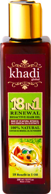 

Khadi Global 18 IN 1 Renewal BioActive Hair Oil For All Type of Hair Problem, Anti Hair Fall Oil, Hair Growth Oil & Anti Dandruff Oil Hair Oil(200 ml)