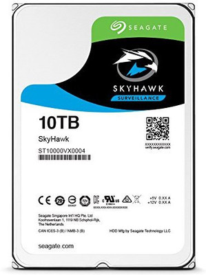 

Seagate SKYHAWK SURVEILLANCE 10 TB Surveillance Systems Internal Hard Disk Drive (ST10000VX0004)