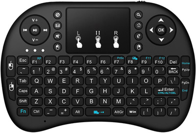 

Armourin Wireless Bluetooth Video Game Remote Gaming Keyboard Wireless Gaming Keyboard(Jet Black)