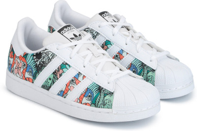 

ADIDAS Boys & Girls Lace Running Shoes(Multicolor, Ftwwht/ftwwht/ftwwht