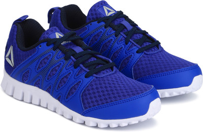 

REEBOK Boys Lace Running Shoes(Blue, Acid blue/coll navy