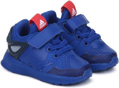 

ADIDAS Boys Lace Running Shoes(Blue, Croyal/scarle/conavy