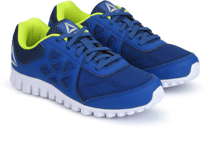 

REEBOK Boys Lace Running Shoes(Blue, Blue/yellow
