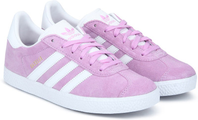 ADIDAS Girls Lace Sneakers(Pink, Clelil/ftwwht/ftwwht