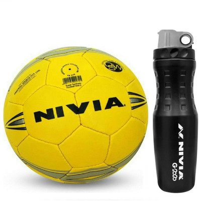 

Nivia Super Synthetic Football + G2020 Sipper Football Kit