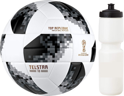 

Nice StarTel Black 2018 WC Football With Sipper Combo Football Kit