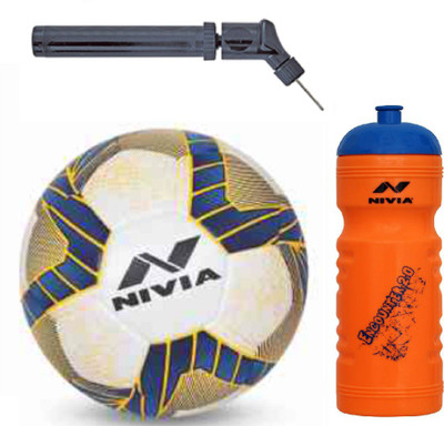

Nivia Force Football + Encounter 2.0 Sipper + Double action Pump Kit Football Kit