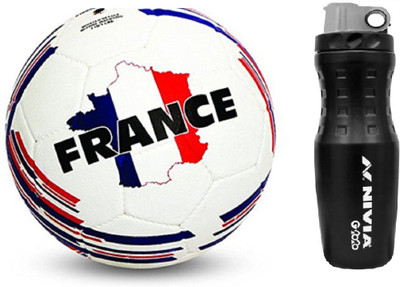 

Nivia France Country Color Football + G2020 Sipper Football Kit