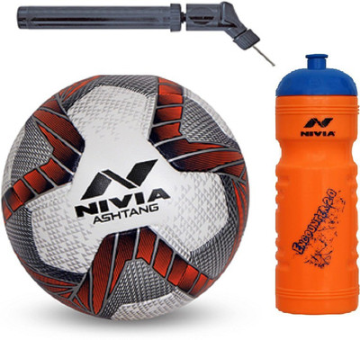 

Nivia Ashtang Football + Encounter 2.0 Sipper + Double action Pump Kit Football Kit