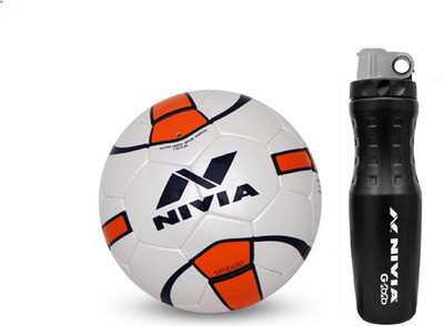

Nivia Simbolo Football + G2020 Sipper Football Kit