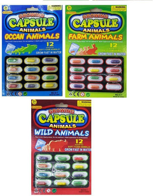 

S2KCrafts S2KC-5001 LEARNING CAPSULE{ANIMALS}(Multicolor)