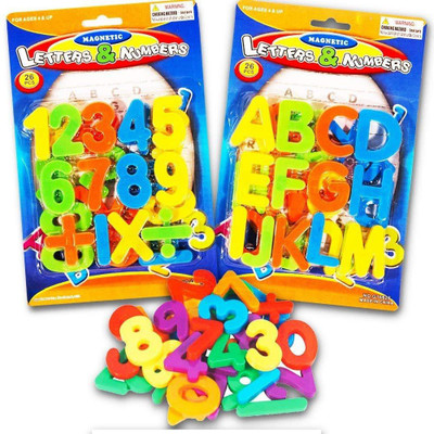 

vedy Aptitude Kids Magnetic Learning Alphabets and Numbers, 1-2-Inch (Multicolour)(Multicolor)