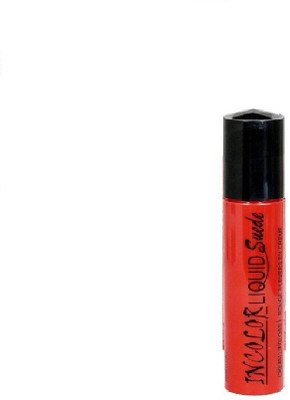 

Incolor Liquid Suede Cream Lipgloss Shade 08(6 ml, Red)