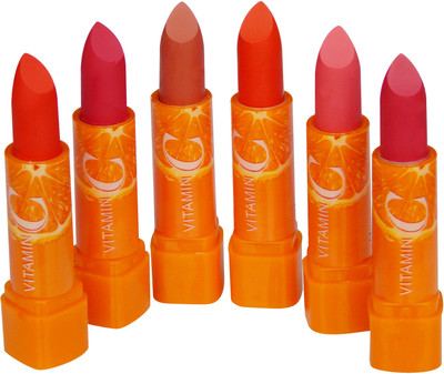 

firstzon™ VITAMIN C MOISTURIZING MATTE LIPSTICK SET OF 6(MULTICOLOR)