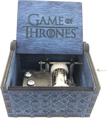 

Jholmaal Game of thrones hand cranked Hand Engraved Wooden Music Box for personal collection and gifting! High quality Music Box