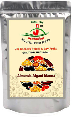 

Jai Jinendra Dry Fruits Afgani Mamra Almonds (Badam) - 200 gm Almonds(200 g, Pouch)