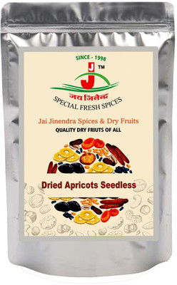 

Jai Jinendra Dry Fruits Premium Dried Apricots (Khurmani) Seedless - 200 gm Apricots(200 g, Pouch)