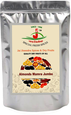 

Jai Jinendra Dry Fruits Mamra Jumbo Almonds (Badam) - 900 gm Almonds(900 g, Pouch)