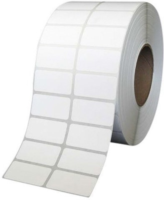 avery Barcode Labels Stickers Premium Quality 38 mm x 25 mm | 2 up | 1 inch core | 2500 Labels per roll x 3 Rolls = 7500 Labels Permanent Adhesive Paper Label(White)
