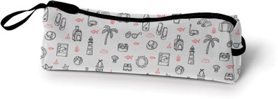 

khirki Series Multipurpose Art Canvas Pencil Box(Set of 1, Multicolor)
