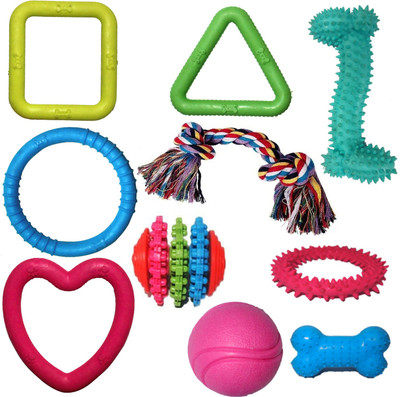 

JAINSONS PET PRODUCTS Dog & Puppy Cotton Chew Toy, Rubber Toy For Dog