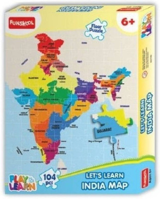 

Starsky India Map Puzzles Learning Game (104 Pieces)Â Â (104 Pieces)(104 Pieces)