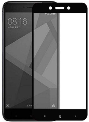 SAVD Tempered Glass Guard for Pro HD + Crystal Clear Full Screen Coverage Tempered Glass Screen Protector redmi 4 Tempered Glass Full Screen Black(Pack of 1)