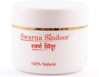 

Radius Corporation Limited Pack of 900grams (1Pack = 9Jars of 100gram Swarna Sindoor each) Natural Swarna Sindoor(Light Red)