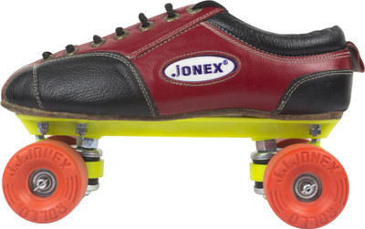 

JJ Jonex Shoe Rollo Rubber Quad Roller Skates - Size 4 UK(Multicolor)