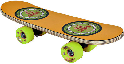 

Jonex Skate Board 6 inch x 3.4 inch Skateboard(Yellow, Pack of 1)