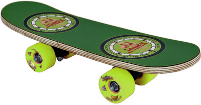 

Jonex Skate Board 6 inch x 3.4 inch Skateboard(Green, Pack of 1), Dark green