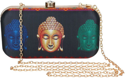 

All Things Sundar Women Casual Multicolor Satin Sling Bag