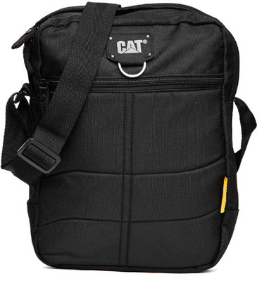 

CAT Men & Women Casual Black Polyester Messenger Bag