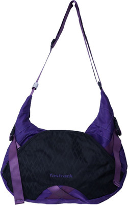 

Fastrack Women Casual Purple Leatherette Sling Bag