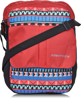 

Fantosy Women Casual Red Polyester Sling Bag