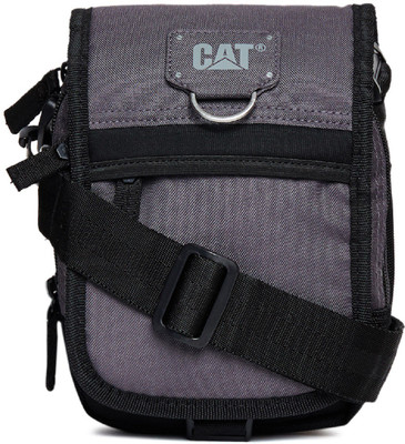 

CAT Men & Women Casual Black, Grey Polyester Sling Bag