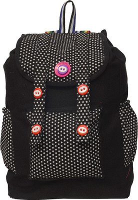 

Roshiaaz Boys & Girls Casual Black Canvas Shoulder Bag