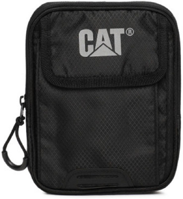 

CAT Men & Women Casual Black Polyester Messenger Bag