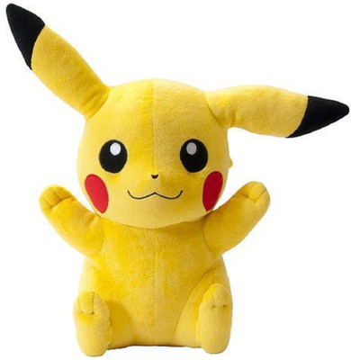 

ReneReit Collection,Character Plus Stuffed Soft Toys Gift, Pokemon Pikachu Yellow (Set of 1) - 25 cm(Yellow)