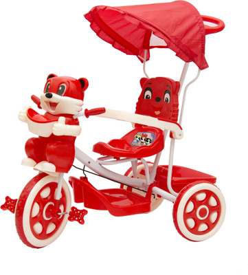 

Bajaj Baby Product Tricycle for Baby Newly Launched With Back Front and Back Side Basket and Parent Handle - Canopy , Footboard For Pushing Recommended for New Born 1,2,3,4,5 Years Old Children Musical Tricycle for Baby Boys & Girls Gifts Tricycle for Kid